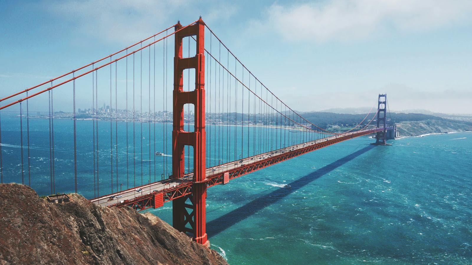 Golden Gate Köprüsü, açık havada — San Francisco